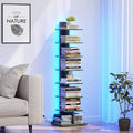 TUTOTAK Narrow Bookshelf, 8-Tier Bookcase by ChoosetutotakFurnitureBuildYourCozyHome