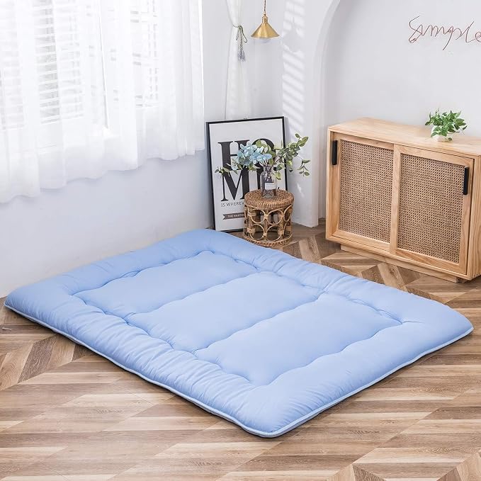 MAXYOYO Japanese Floor Mattress Futon Mattress, Thicken Sleeping Pad Foldable - Image 7