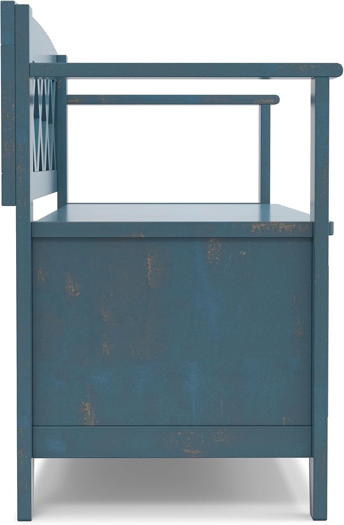 SIMPLIHOME Amherst Entryway Storage Bench - Image 13