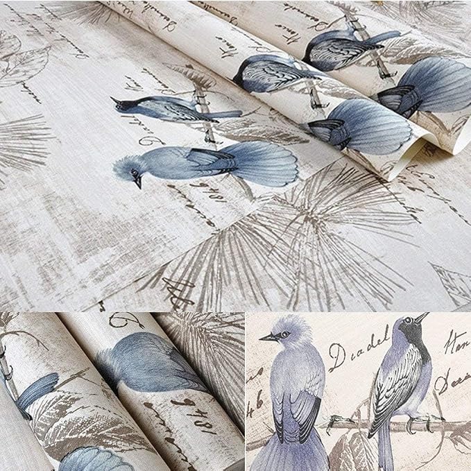 Vintage Floral Self Adhesive Wall Paper Shelf Liner Funitures Dresser Drawer - Image 3