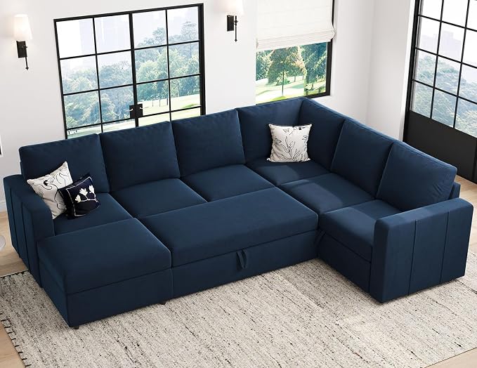 Belffin Modular Sectional Sleeper Sofa by Belffin