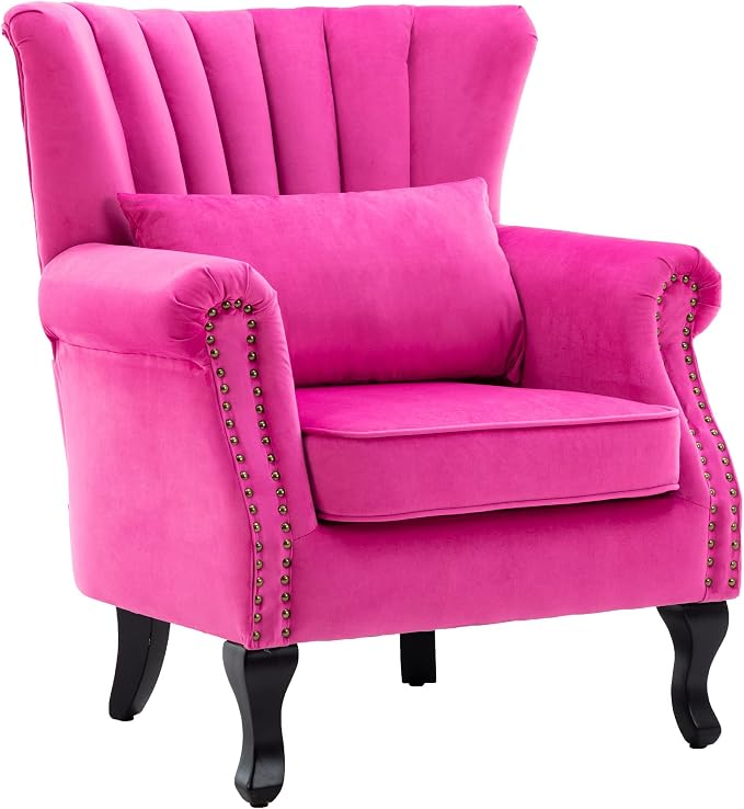 Velvet Accent Chairs Set of 2 - Image 4