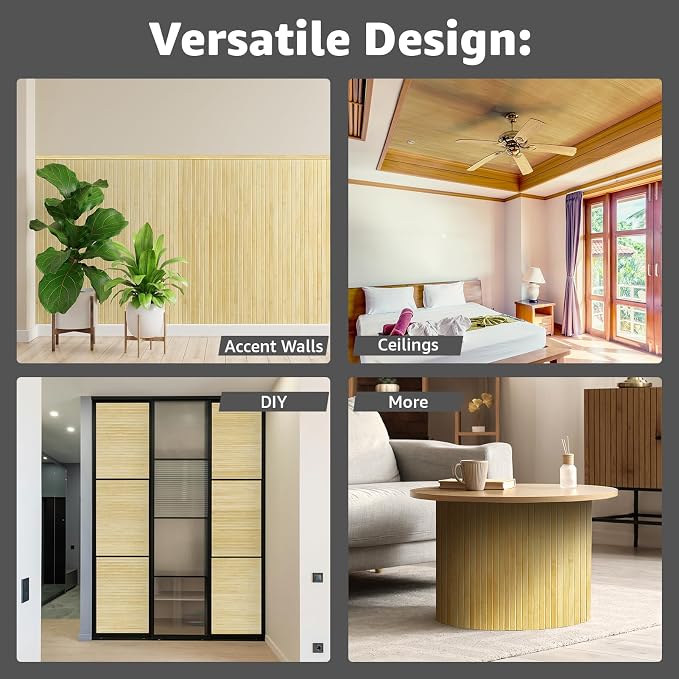 Art3d Natural Bamboo Wall Panel - Image 4