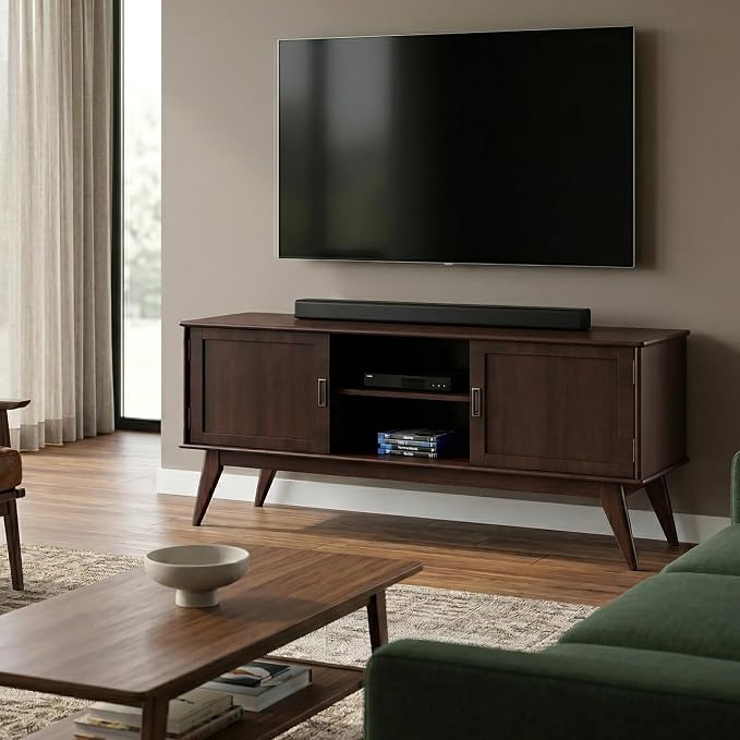 SIMPLIHOME Draper TV Stand - Image 2