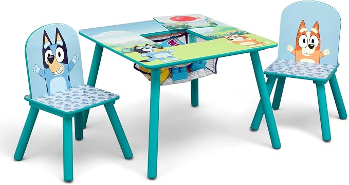 Delta Children Bluey Kids Table and Chair Set - Image 3