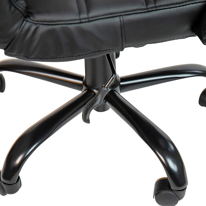Flash Furniture Whitney Mid-Back Swivel LeatherSoft Desk Chair - Image 10