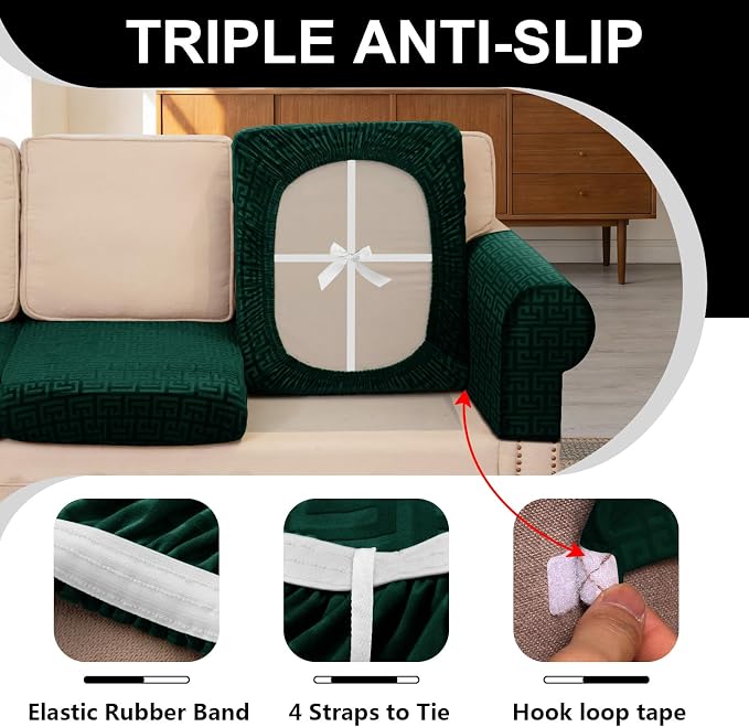 UNBBRRL Stretch Couch Cushion Cover - Image 3