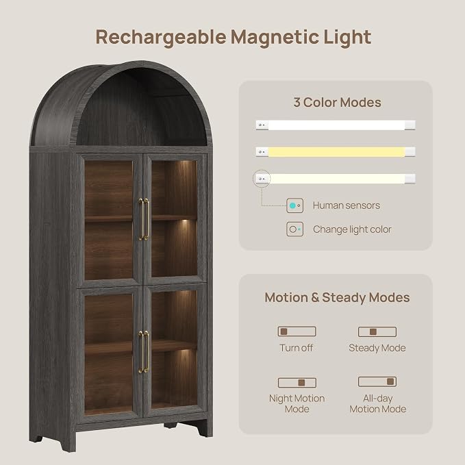 SICOTAS 74" Display Cabinet - Image 4