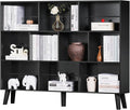 YAHARBO 10 Cube Large Bookshelf, 3 Tier Bookcase by YAHARBO