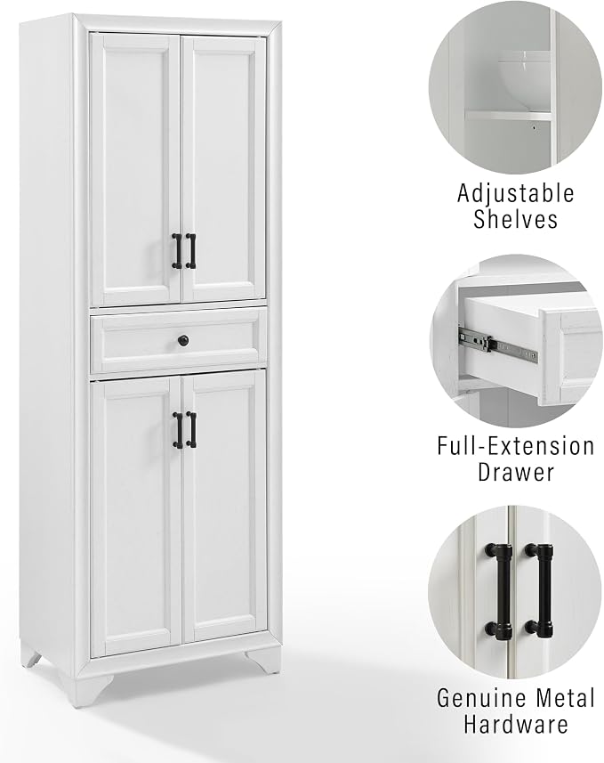Crosley Furniture Tara 3-Piece Modern Farmhouse Sideboard Buffet Cabinet and - Image 7