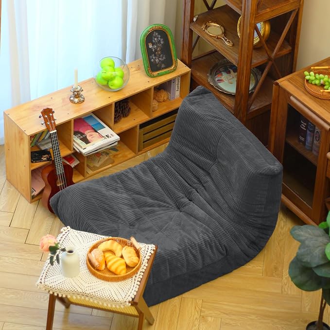 N&V Fireside Floor Sofa- Mid-Century Modern Armless Lounge Chair - Image 4