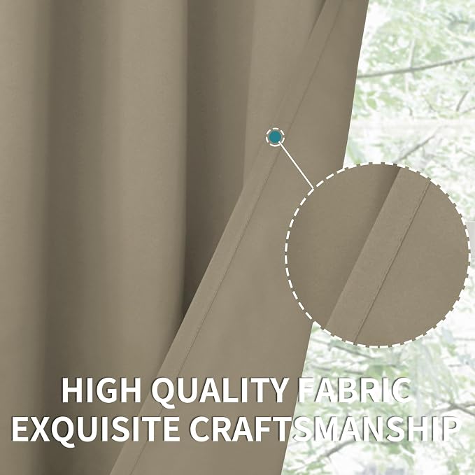 BGment Room Darkening Curtains 63 Inches Long - Image 7
