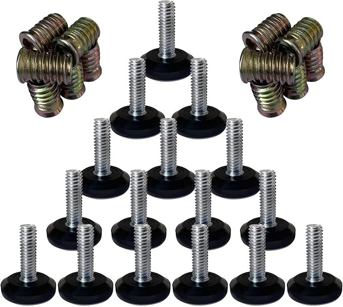 5/16" Threaded Leveling Feet Screw On by TWIG