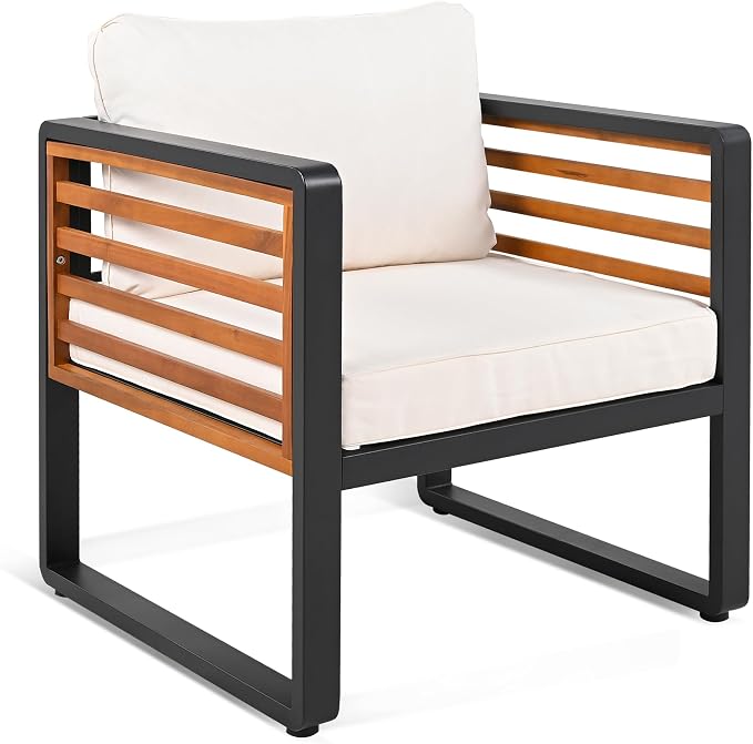 4-Pieces Outdoor Patio Sectional Sofa Set - Image 9