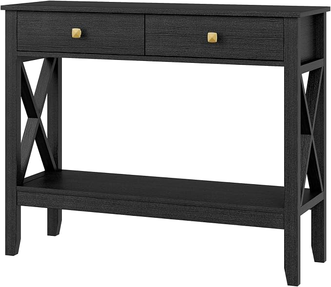 Lomojo Console Table, Sofa Table 13.8" D x 39.37" W x 31.5" HEntryway Table - Image 7