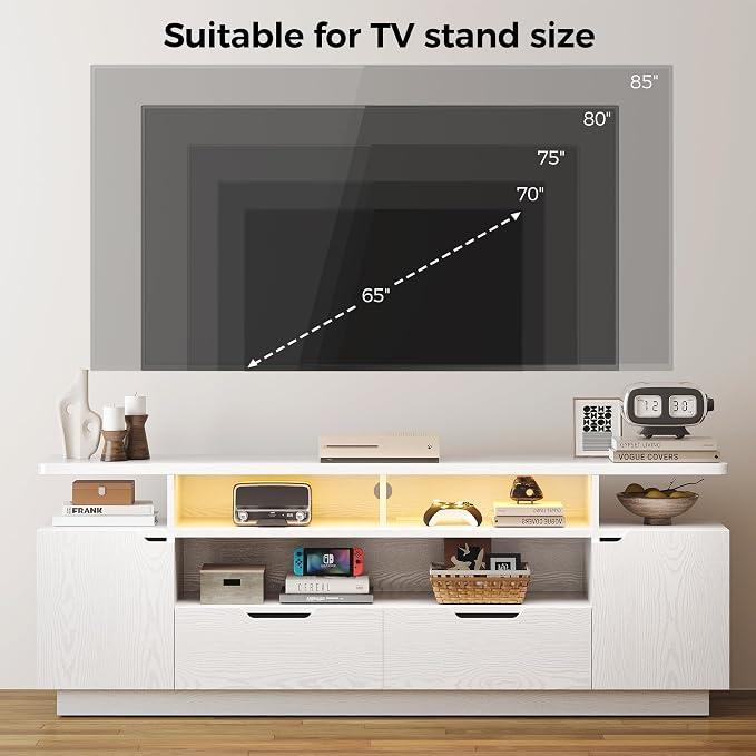 IRONCK TV Stand for TVs 85 inch - Image 2