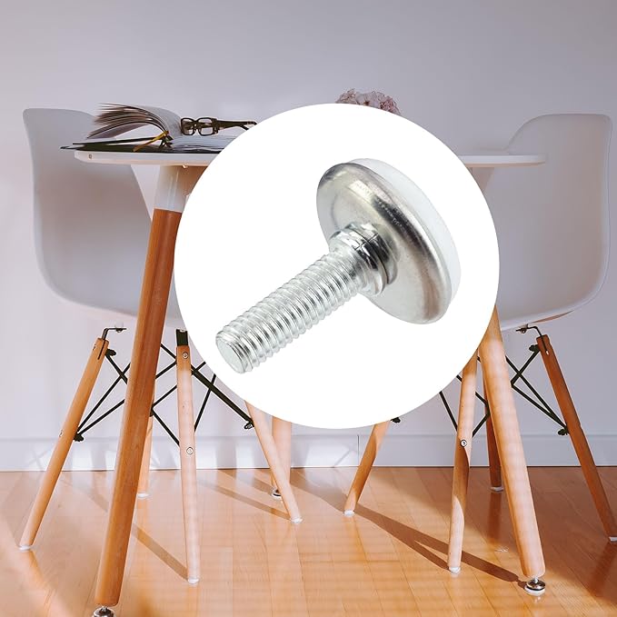 36PCS Screw on Furniture Glides Adjustable Furniture Leg Base Leveller M6 x - Image 4