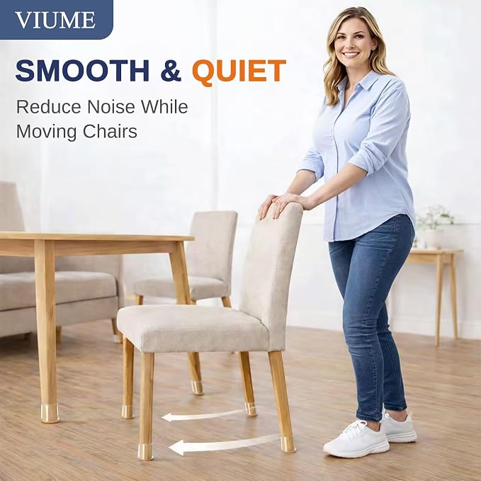 VIUME 32 Pcs Chair Leg Floor Protectors - Image 3