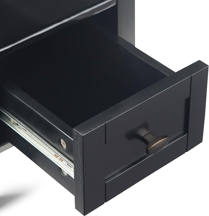 SIMPLIHOME Warm Shaker Solid Wood 14 inch Wide Transitional-Style Narrow Side - Image 6