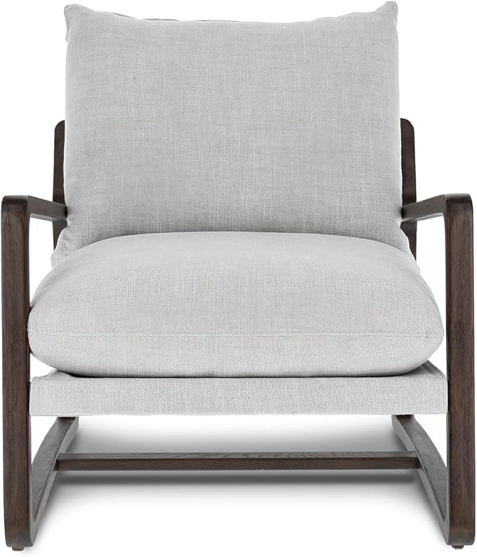 VALENCIA THEATER SEATING Lagon Wood Accent Chair, Mid-Century Modern Armchair - Image 9