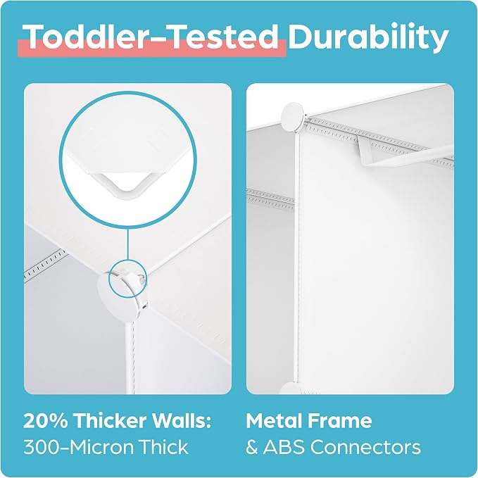 CUBEDIY Baby Closet Organizer for Nursery: Durable Baby Wardrobe for Closet - Image 3