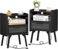 Lerliuo Rattan Nightstands Set of 2 by Lerliuo