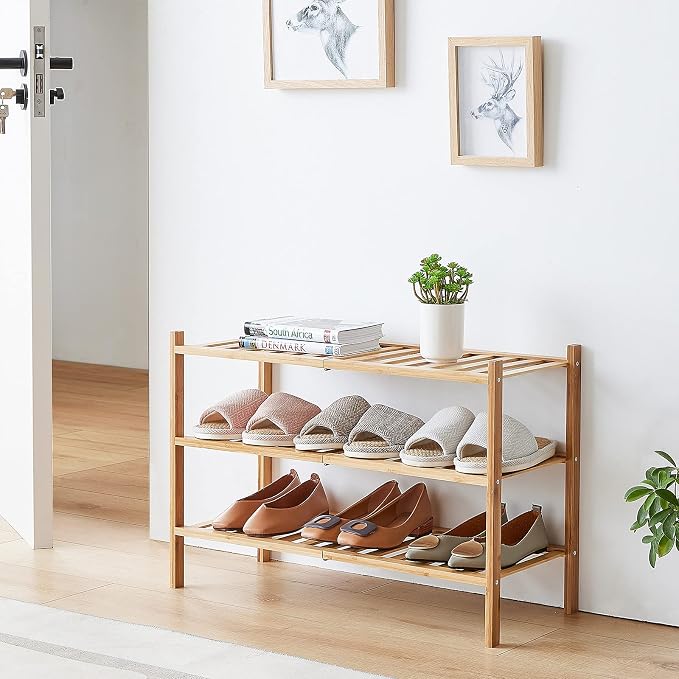 viewcare 5-Tier Bamboo Shoe Rack - Image 8