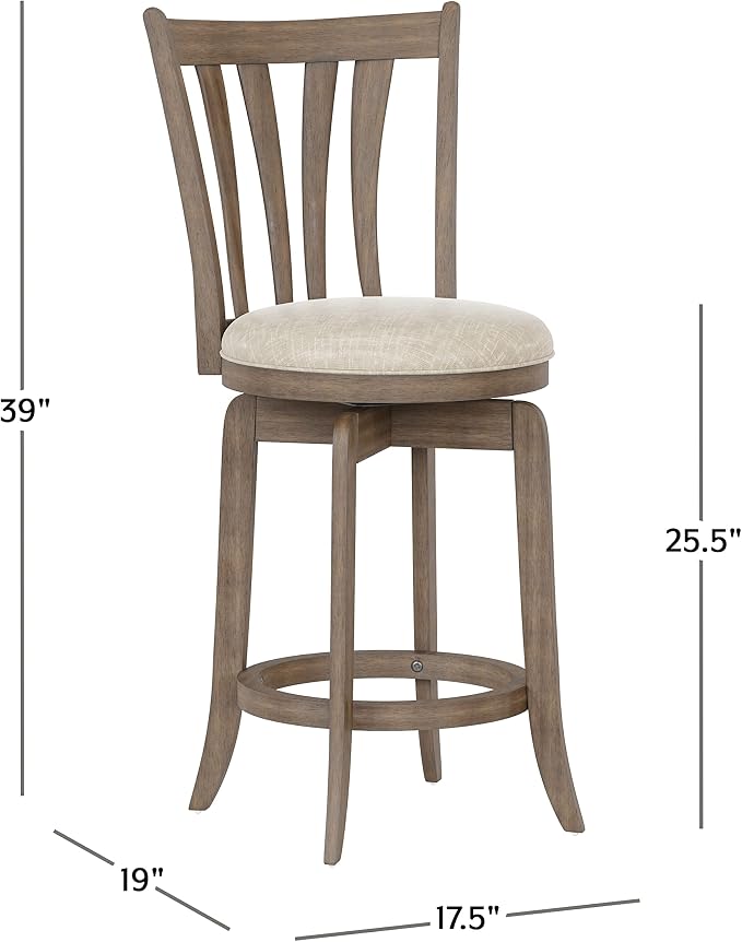 Hillsdale Savana Swivel Counter Height Stool, 29.5" High - Image 2
