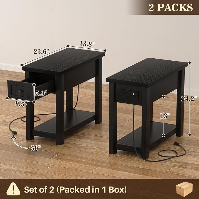 Armocity Narrow End Table Set of 2 - Image 3
