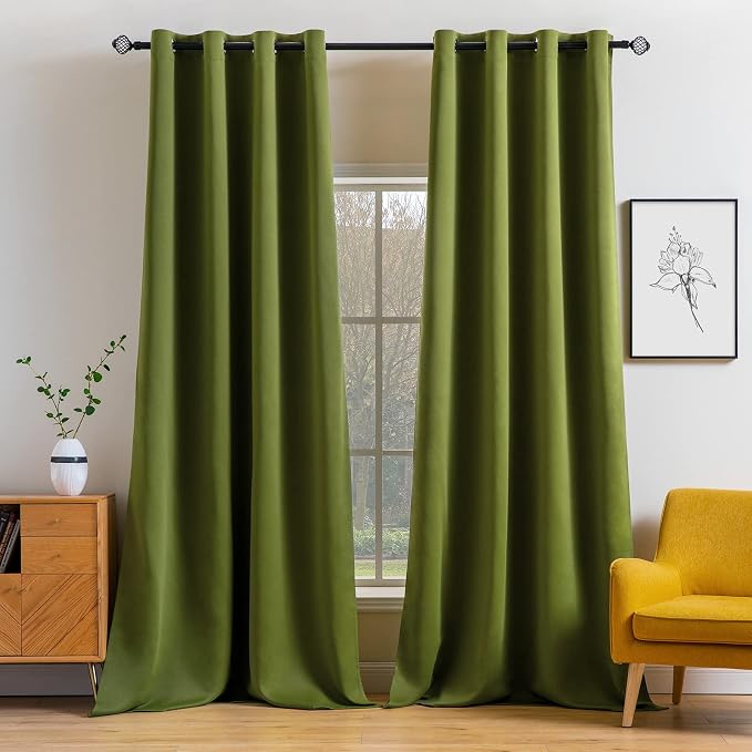 MIULEE Blackout Curtains 96 Inches Long by MIULEE