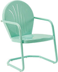 Crosley Furniture Griffith Outdoor Chair, Retro Metal Patio Chairs by CrosleyFurniture