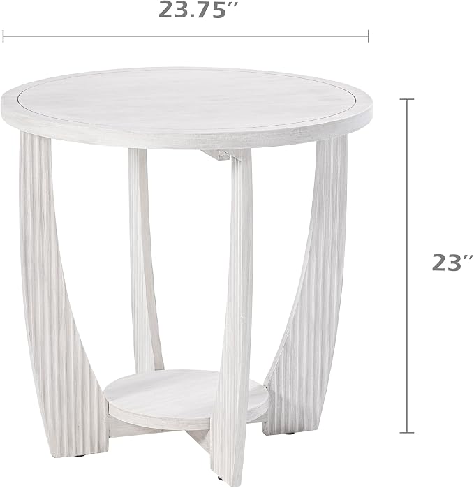 COZAYH Rustic Farmhouse end Table - Image 2