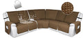HDCAXKJ 100% Waterproof Reclining Sectional Couch Covers L Shape Recliner Sofa by HDCAXKJ