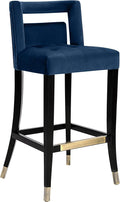 Tov Furniture Hart Tufted Seat Upholstered Velvet Bar Stool by TOVFurniture