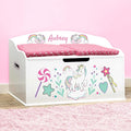 DIBSIES Personalized Creative Wonders Toy Box, Unicorns & Rainbows, 30 x 19.25 by DIBSIES