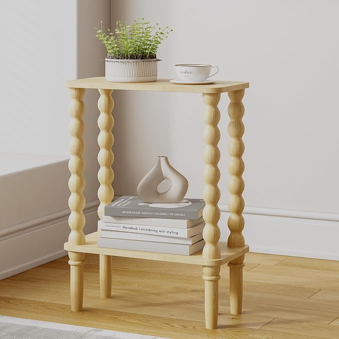 Veegle Narrow Side Table, Small End Table - Image 7
