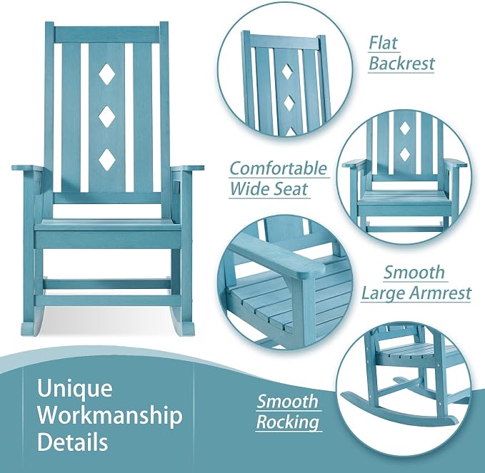 Oversized Rocking Chair, Outdoor Rocking Chair - Image 4