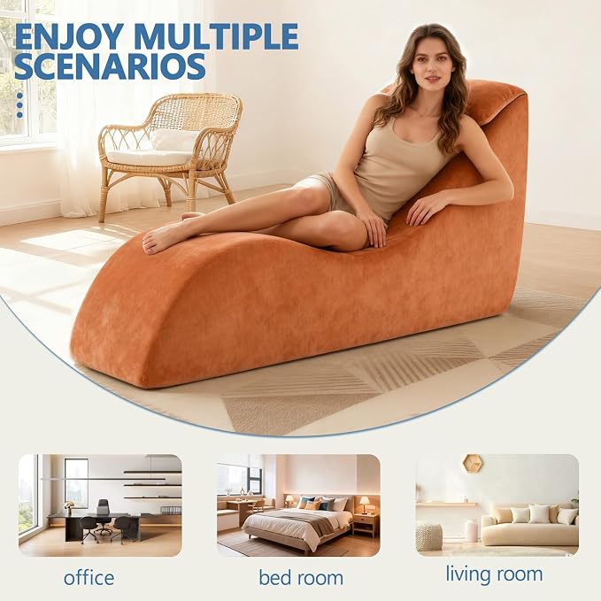 Yoga Chair Lounge for Adult, Yoga Lounge Chair，Ergonomic Chaise Lounge Chair - Image 4