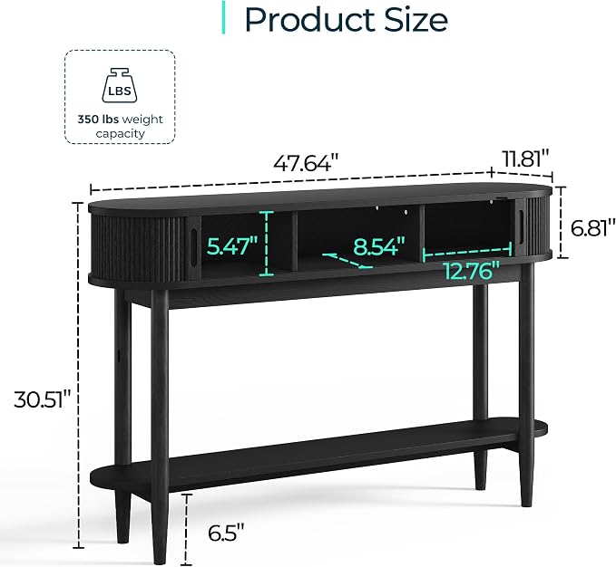 LINSY Fluted Console Table - Image 3