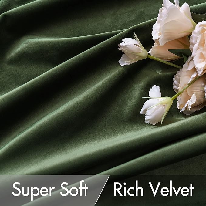 MIULEE Velvet Curtains 72 Inch Wide - Image 4