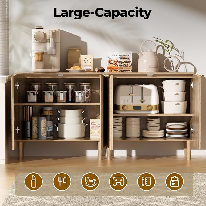 Sideboard Buffet Storage Cabinet - Image 6