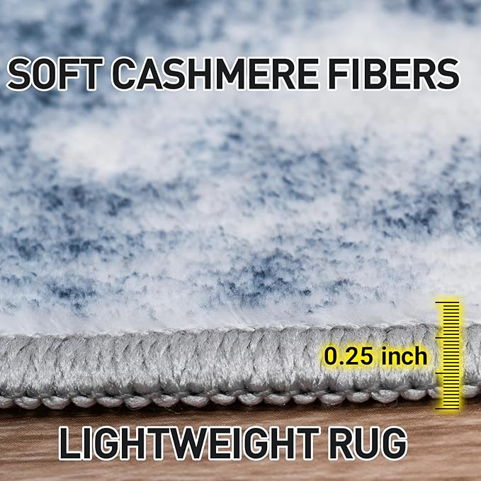 6x9 Area Rugs Washable Rug: Large Modern Abstract Living Room Rug Soft - Image 7