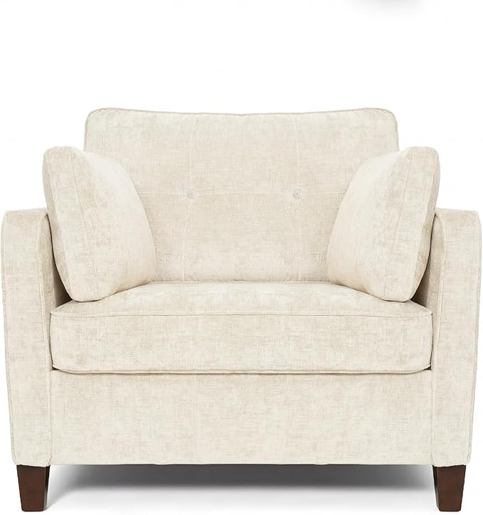 Luxury Oversized Accent Chair, 40.9" Upholstered Piping Single Armchairs - Image 9