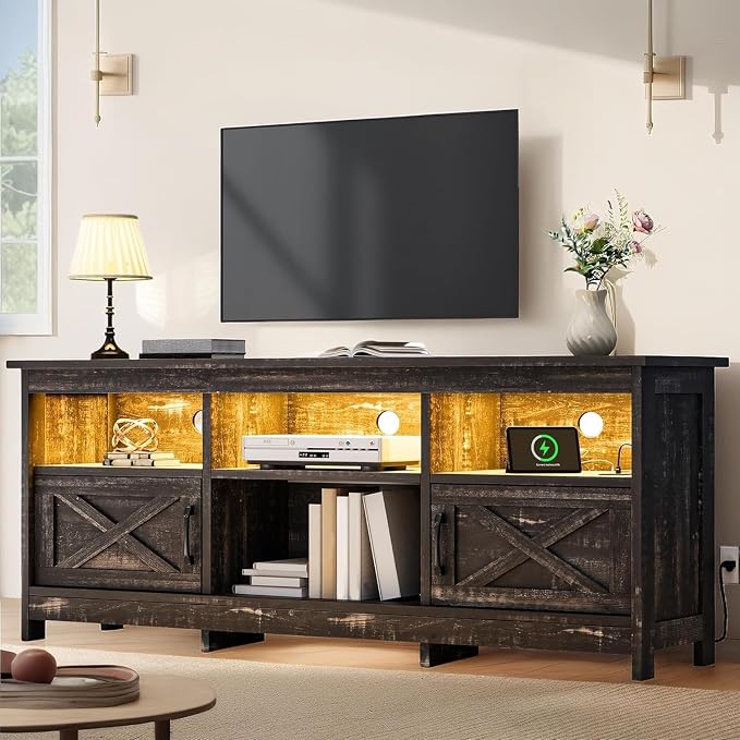 YITAHOME TV Stand for 65 Inch TVs, Entertainment Center by YITAHOME