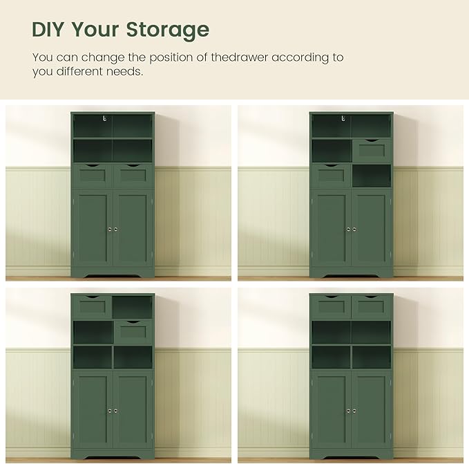 Iwell Bathroom Storage Cabinet - Image 6