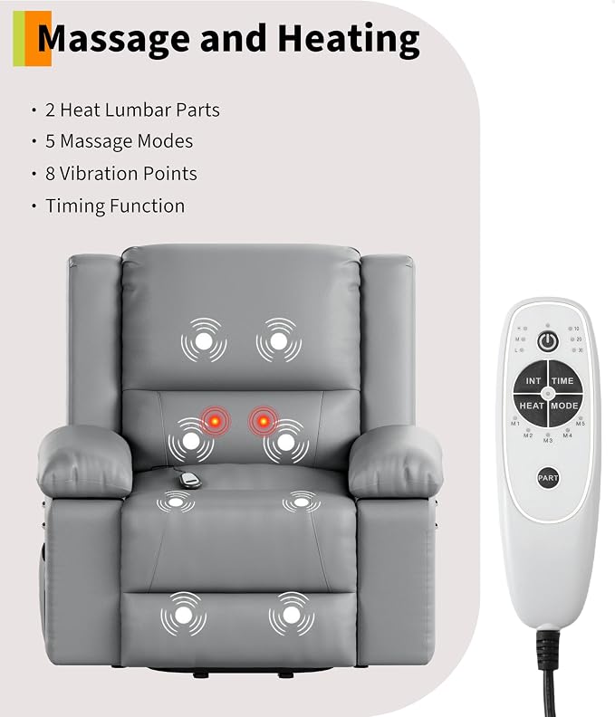 GarveeHome Power Lift Recliner Chair - Image 8