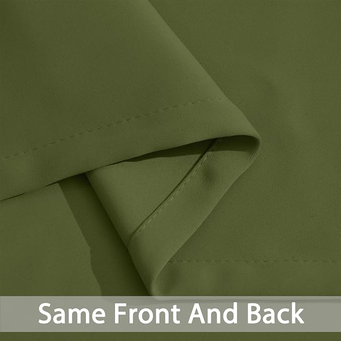 Yakamok Blackout Curtains for Bedroom, Thermal Insulated Blackout Grommet Top - Image 4