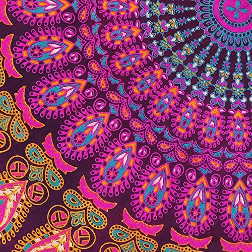 Mandala Floor Pillow Cover Meditation Cushion Seating Throw Hippie Round - Image 8