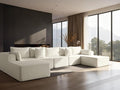 168" Cloud Sectional Couch, Comfort U Shaped Sofa by VYUXWO