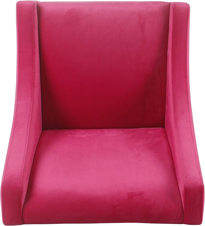 Homepop Home Decor | Upholstered Classic Swoop Arm Accent Chair | Accent Chairs - Image 4